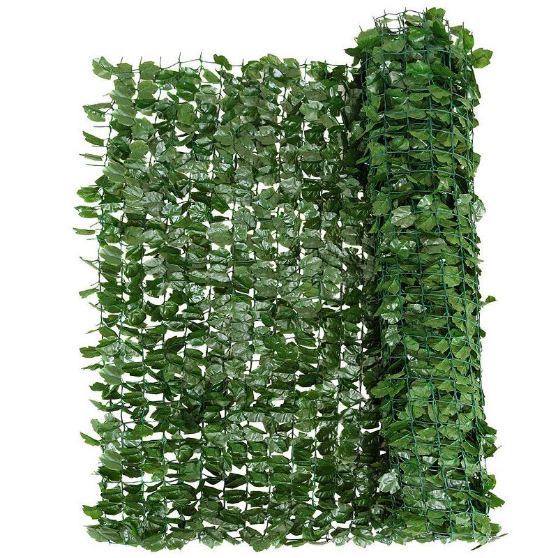 Costway 40''x95'' Faux Ivy Leaf Decorative Privacy Fence Screen Artificial Hedge Fencing, 2 of 10