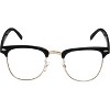 grinderPUNCH - Mens Non Prescription Clear Lens Glasses Black/Gold - 3 of 4