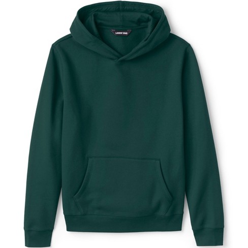 Lands' End Adult Hooded Pullover Sweatshirt - Large - Evergreen : Target