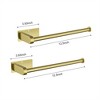 Tramull 2-Pack Wall Mount Paper Towel Holder, Self-Adhesive or Drill Under Cabinet for Kitchen & Bathroom - 2 of 4