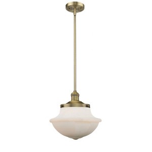 Oxford - 1 Light Stem Hung Mini Pendant In Traditional Style-11.5 Inches Tall and 11.75 Inches Wide - 1 of 1