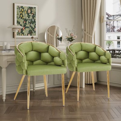 Elegant Velvet Arm Chair with Gold Legs, Modern Accent Chair with Full Back Support for Living Room, Office, Bedroom -Christopher Knight Home