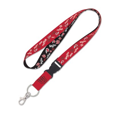 NCAA Utah Utes Scatter Print Lanyard