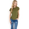 Anna-Kaci Women's Short Sleeve Crew Neck Relaxed Fit Casual Tee - 4 of 4