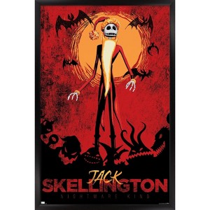 Trends International Disney Tim Burton's The Nightmare Before Christmas - Red Jack Framed Wall Poster Prints - 1 of 4