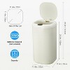8 Gallon Motion Sensor Trash Can with Lid, Automatic Touchless Kitchen Garbage Can, Stainless Steel Waste Bin for Home Office Kitchen Bathroom, Beige - 2 of 4