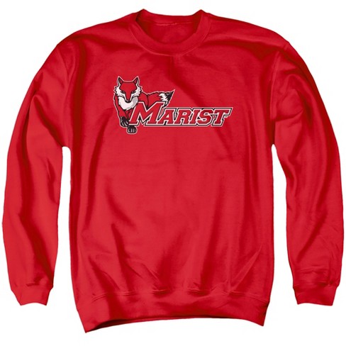 Campus Lab Marist College Official Distressed Primary Adult Crewneck Sweatshirt red Medium Target