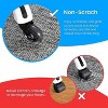 Lifelong Office Chair Caster Wheels for Hardwood Floors and Carpet, Heavy Duty, Universal Fit - 3 of 4