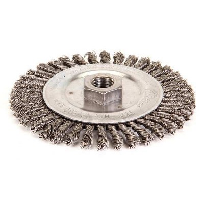 Weiler  Twist Wire Wheel Brush,Threaded Arbor 96054
