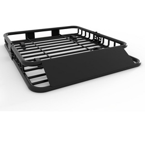 Roof Rack Rooftop Cargo Carrier Steel Basket, Car Top Luggage Holder for SUV and Pick Up Trucks - 200 Lb. Capacity - 1 of 4
