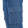 Collections Etc Mens Double Cargo Pocket Pull-on Jeans - 3 of 4