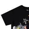 Ladies Tom & Jerry Battle Shirt - Vintage Hanna Barbera Cartoon - Cat and Mouse Multi Print Boyfriend T-Shirt - 3 of 4