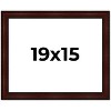 PosterPalooza | Distressed Brown Picture Frame - UV Acrylic, Backing Board, Hanging Hardware Included - 2 of 4