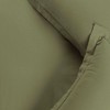Flannel Cotton Modern Solid Fuzzy Duvet Cover Set With Pillow Shams by Blue Nile Mills - 3 of 4