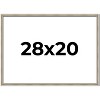 PosterPalooza | Classic Modern Silver Picture Frame - UV Acrylic, Backing Board, Hanging Hardware Included - 2 of 4