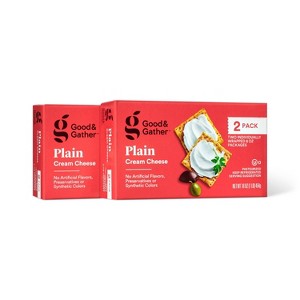 Plain Cream Cheese Bar - 8oz/2ct - Good & Gather™ - 1 of 3
