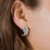 SHINE by Sterling Forever French Horn Stud Earrings - 2 of 4