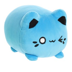 Aurora Small Electric Blue Meowchi Tasty Peach Enchanting Stuffed Animal 7" - 1 of 4