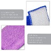 Non-Scratch Scrub Sponge with Bamboo Odorless Rayon Fiber Spring - Yellow, Mint, Blue 5 in x 3.5 in - 3 of 4