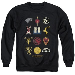 Game Of Thrones House Sigils Adult Crewneck Sweatshirt - 1 of 4