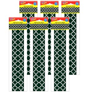 TREND Moroccan Black Bolder Borders®, 35.75' Per Pack, 6 Packs - 1 of 2