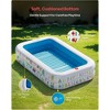 Probe Hues Inflatable Kiddie Pool with Canopy Soft Cushioned Floor for Kids - 3 of 3