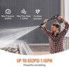 VEVOR Cordless Pressure Washer, 652-PSI 1.1 GPM Portable Power Cleaner, Handheld High-Pressure Car Washer Gun with 4.0Ah Battery, Charger, Black - 3 of 4