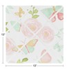 Sweet Jojo Designs Girl Fabric Photo Memo Board Butterfly Floral Pink Green and White - 3 of 3
