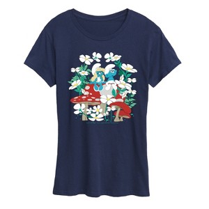 Women's - Smurfs - Nature Short Sleeve Graphic T-Shirt - 1 of 4