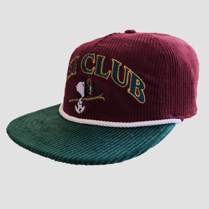 Peanuts Men's Snoopy Apres Ski Baseball Hat - Dark Green : Target