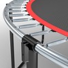 BestParts 14FT Pumpkin Trampoline with Basketball Hoop & Ladder, Black-Red - 2 of 4
