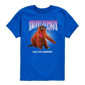 Boys' - Sesame Street - Snuffleupagus Collage Short Sleeve Graphic T-Shirt - 1 of 4