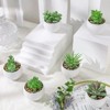 BRINJOY 6-Pack Mini Artificial Succulent Plants - Small Faux Succulents in Pots for Home Desk Decor - 2 of 4