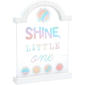 Pavilion Gift Company - Shine Little One - 8" Self Standing Plaque - Single Image Frames - 1 of 4