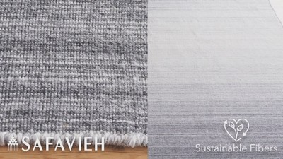 Bohemian Nomad Gray Synthetic 6' Round Flat Woven Rug