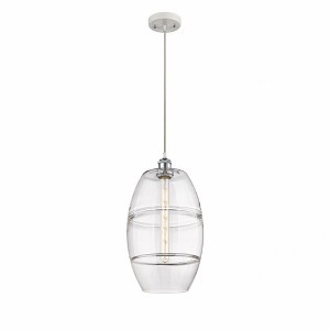 Vaz - 1 Light Cord Hung Mini Pendant In Industrial Style-18.5 Inches Tall and 10 Inches Wide - 1 of 1