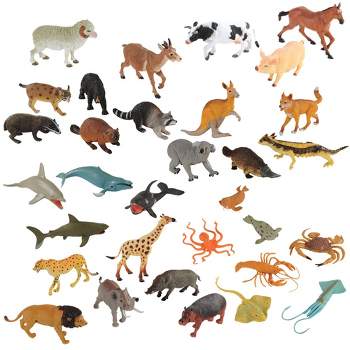 Kaplan Early Learning Wildlife Animals Collection  - Set of 32