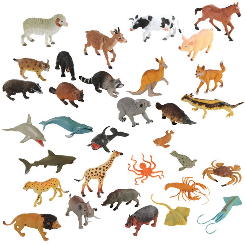 Kaplan Early Learning Wildlife Animals Collection  - Set of 32, 1 of 7