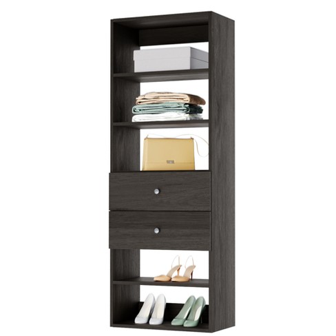 Vista 2 Drawer Shelf Tower : Target