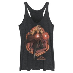 Women's Marvel Doctor Strange in the Multiverse of Madness Scarlet Witch Racerback Tank Top - 1 of 4