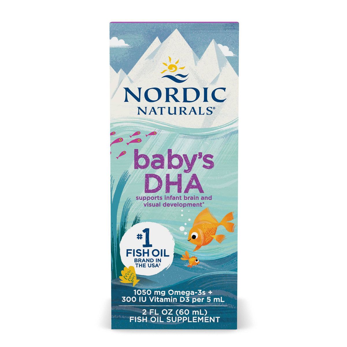 Nordic Naturals Baby's DHA Liquid Dietary Supplement - 2 fl oz - thumbnail 4
