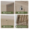 Chic Crate - Emperic StormForce 120Gal Deck Box - Hurricane-Proof HDPE Resin w/ SmartLock Pro & NanoShield - Patio/Garden/Pool Storage - 4 of 4