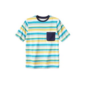 KingSize Shrink-Less Lightweight Pocket Crewneck T-Shirt - 1 of 4