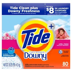 Tide with Downy Powder Laundry Detergent - 148oz