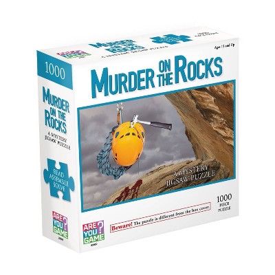 AreYouGame.com Murder on the Rocks Classic Mystery Jigsaw Puzzle - 1000pc