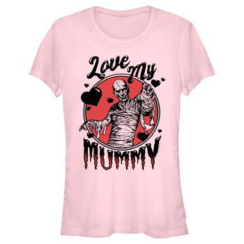 Juniors Womens Universal Monsters Mother's Day Love My Mummy  T-Shirt -  -