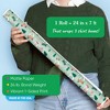 Big Dot of Happiness Kids Christmas Tree Car Wrapping Paper, Baby's First Christmas Gift Wrap Roll, Funny Holiday Gift Paper, 24 in x 7 feet, 1 Roll - 3 of 4
