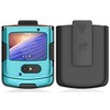 Nakedcellphone Slim Case and Belt Clip Holster Combo for Motorola RAZR 5G Phone (XT2071, 2020) - 4 of 4