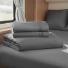 Nestl RV Queen Sheets, Super Soft 4PC Microfiber Sheet Set for Camper, Short Queen Sheets - 2 of 4