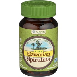 Nutrex Hawaii Greens And Superfood Supplements Pure Hawaiian Spirulina Tablet 100ct. - 1 of 4